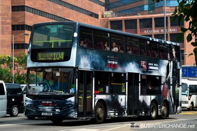 Bus 104 - Kowloon Motor Bus Alexander Dennis Enviro 500 (LK 486)