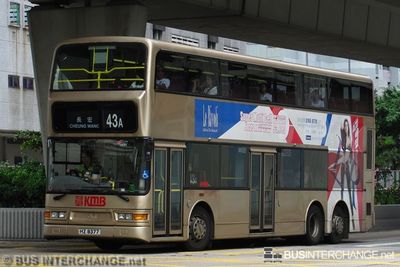 Bus 43A - Kowloon Motor Bus Dennis Trident III (HZ8377)