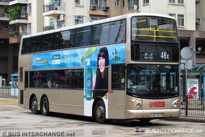 Bus 46X - Kowloon Motor Bus Dennis Trident III (JA1119)