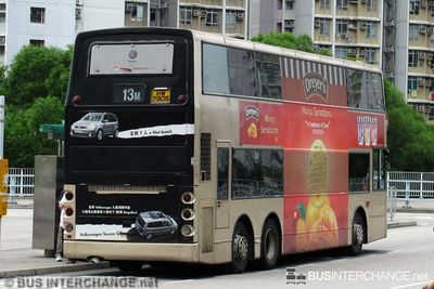 Bus 13M - Kowloon Motor Bus Dennis Trident III (HW7905)