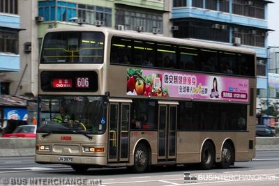 Bus 606 - Kowloon Motor Bus Dennis Trident III (JN3975)