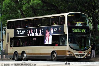 Bus 671 - Kowloon Motor Bus Volvo B9TL (MJ8352)