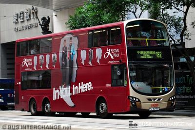 Bus 182 - Kowloon Motor Bus Volvo B9TL (PJ5774)