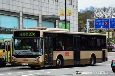 Bus 203C - Kowloon Motor Bus Volvo B7RLE (RG5117)