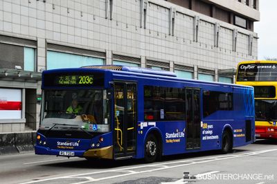 Bus 203C - Kowloon Motor Bus Volvo B7RLE (RG7354)