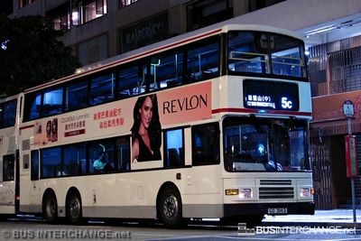 Bus 5C - Kowloon Motor Bus Volvo Olympian (GD3163)