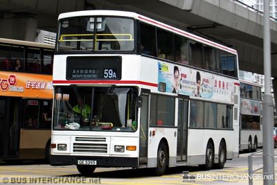 Bus 59A - Kowloon Motor Bus Volvo Olympian (GE5395)