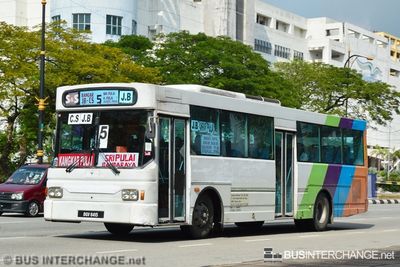 Bus 5 - S&S International Nissan Diesel JP251 (BGV8415)