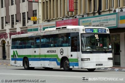 Bus 91 - Metrobus Nationwide Nissan Diesel JP251 (BHU2533)