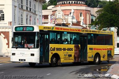 Bus 11 - Metrobus Nationwide Nissan Diesel JP251 (BHU4660)