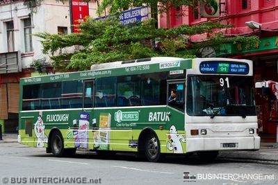 Bus 91 - Metrobus Nationwide Nissan Diesel JP251 (BJA2510)