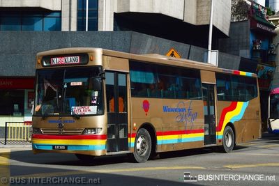 Bus 99 - Wawasan Sutera / Seranas Bus Service (BJD3555)