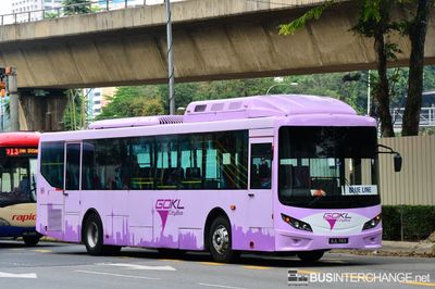 Cityliner Daewoo BV120MA (BJL7418) - BLUE