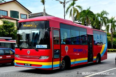 Bus 9 - Wawasan Sutera / Seranas Bus Service (BLE3555)