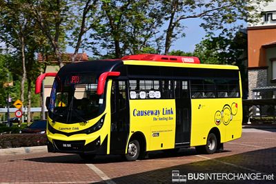 Bus JPO3 - Causeway Link Hino XZU720R (BQK1195)