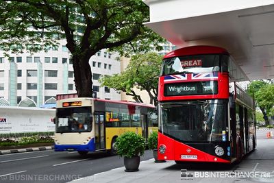 New Bus for London Visits Malaysia