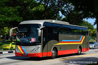 Bus 580 - Private Operator Isuzu LV434R (CB7348E)