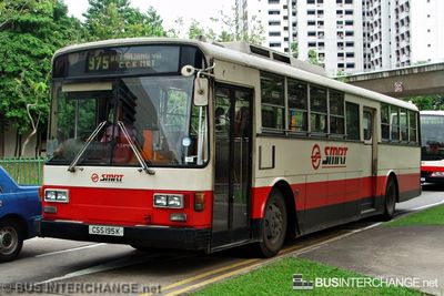 Bus 975 - SMRT Buses Nissan Diesel U/UA (CSS195K)