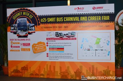 SMRT Bus Carnival Information Board - Special