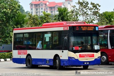 Bus 15 - Panorama Melaka Sksbus SA9-260L (WWF2851)