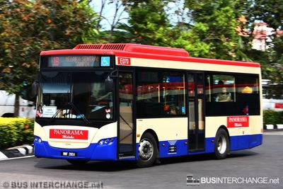 Bus 1B - Panorama Melaka Sksbus SA9-260L (WWF2824)