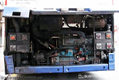Original Engine of The Iveco Turbocity - RapidKL Iveco Turbocity 480