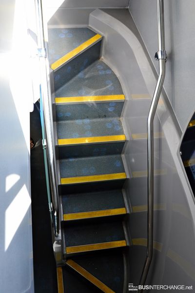 Interior: Stairwell - RapidKL Alexander Dennis Enviro 500 MMC