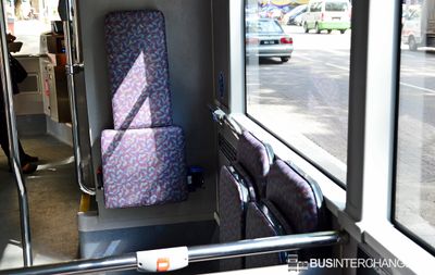 Interior: Wheelchair Bay - RapidKL Alexander Dennis Enviro 500 MMC