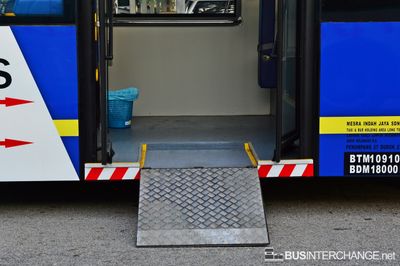 Interior: Wheelchair Ramp - Mesra Indah Sdn Bhd Scania K250UB