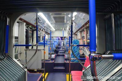 Interior (Articulator to Rear) - Taichung BRT Yutong ZK6180HGC
