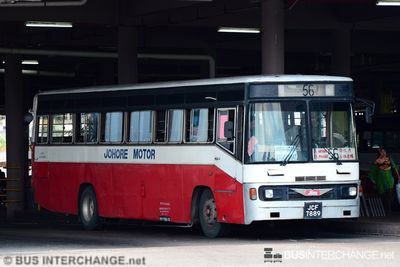 Bus 56 - Johore Motor Hino AK176K (JCF7889)