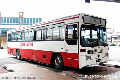 Bus 56 - Johore Motor Mercedes-Benz OF1417 (JDS2206)