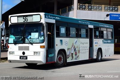 Bus 56 - Johore Motor Mercedes-Benz OF1417 (JDT2567)