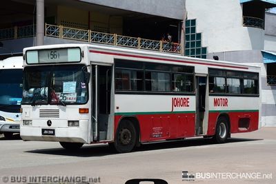 Bus 56 - Johore Motor Mercedes-Benz OF1417 (JDU2106)
