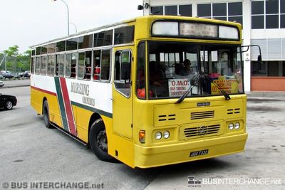Bus 100 - Mersing Omnibus (JGQ7332)