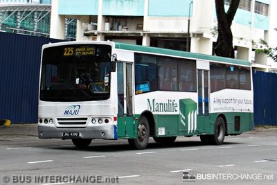 Bus 225 - Maju Hino AK1JRKA (JHJ4390)