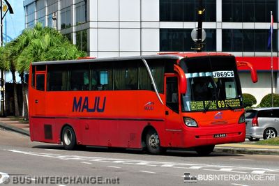 Bus 69 - Maju Hino AK1JRKA (JJL6419)