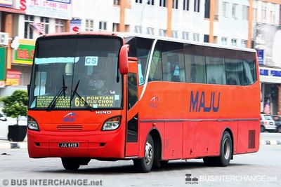 Bus 69 - Maju Hino AK1JRKA (JJL6419)