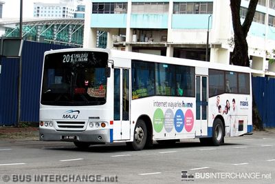 Bus 201 - Maju Hino AK1JRKA (JJN4887)