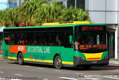Bus 747 - JB Central Line Dennis Lance (JLR4617)
