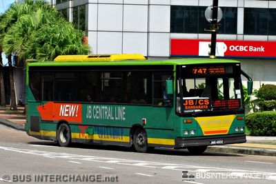 Bus 747 - JB Central Line Dennis Dart (JMG4602)