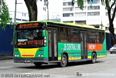 Bus A1 - JB Central Line Dennis Dart (JMJ4604)
