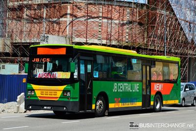 Bus A1 - JB Central Line Nissan Diesel JP251 (JMM4607)
