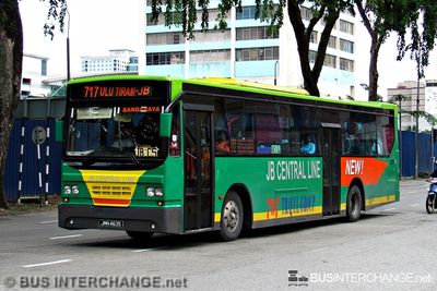 Bus 717 - JB Central Line Nissan Diesel JP251 (JMN4635)
