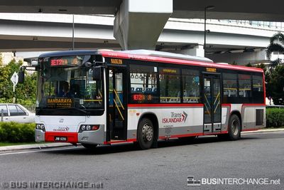 Bus BET2 - Maju Higer KLQ6128G (JNW6296)