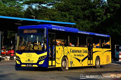 Bus 666 - Causeway Link Scania K250IB (JQB9655)