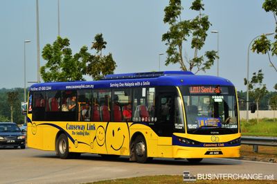 Bus LM1 - Causeway Link Scania K250IB (JQG6406)