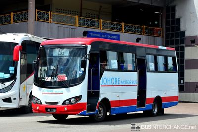 Bus 56 - Johore Motor Hino XZU720R (JQL2231)