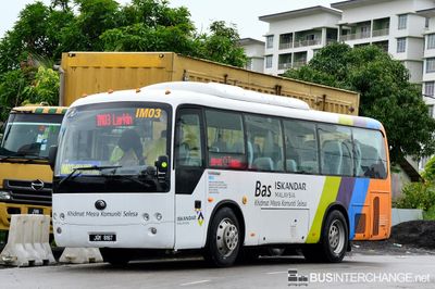 Bus IM03 - Causeway Link Yutong ZK6800HNGAA (JQY8167)