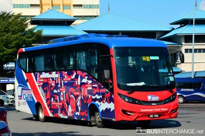 Bus MU003 - Mayang Sari Hino XZU720R (JSD7100)